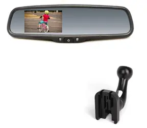 KEETEC RM LCD REN2 / Rearview mirror monitor / 4.3" / 2 channels / Renault, PSA, Dacia, Mercedes