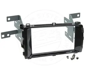KEETEC PF-2617 glossy black / Ramka radia samochodowego / 1DIN/2DIN / Toyota Auris II (1/2013->)