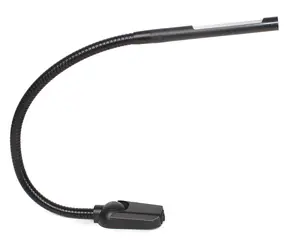 KEETEC ML2271 czarna / Lampka do czytania LED / Giętkie ramię / Białe/czerwone światło / 12V / 72lm