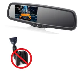 KEETEC MIRROR4.3 / Monitor lusterka wstecznego / 4,3" / 2 wejścia wideo / 480 x 232