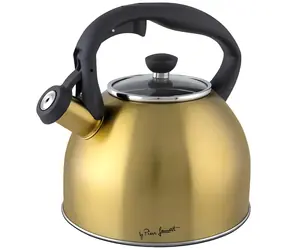 Lamart LT7057 Złoty czarno-złoty / Czajnik / 2,5 l / Stal nierdzewna/plastik / Gwizdek / Do indukcji