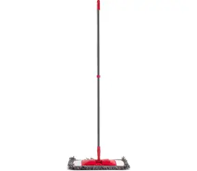 Mop LAMART LT8068 Czysty czerwony / Chenille / Kij teleskopowy 70-120 cm / Pokrowiec do mycia 42 x 12 cm