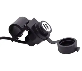 Ładowarka KEETEC MY1118 USB-A 2x z etui do motocykli / Ładowarka / 12/24 V / USB-A 2x 5 V 2.1 A / wodoodporna