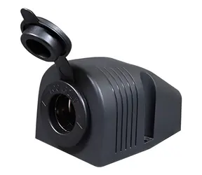 KEETEC MY1084-1H / Gniazdo zapalniczki samochodowej / panel montażowy / wodoodporny / 12/24V / 20A