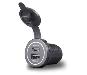 KEETEC MY1298 / Wbudowana ładowarka USB / USB-A + USB-C / QC3.0 / PD3.0