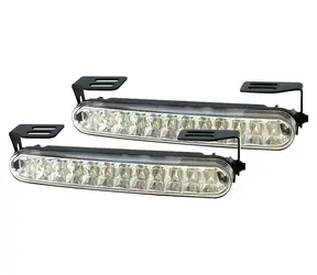 KEETEC DRL 16 / światła do jazdy dziennej LED / 12/24V / 24x LED Piranha / ECE R87 / 160 × 24 × 40 mm