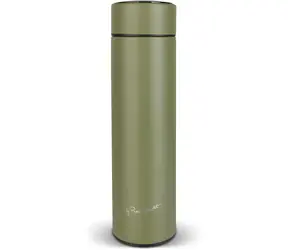 Termos Lamart z termometrem 450ml zielony / stal nierdzewna / plastik