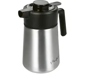 Lamart Kaffe LT4076 srebrny / Termos stołowy / 2 l / Stal nierdzewna / Wysokość 24,8 cm