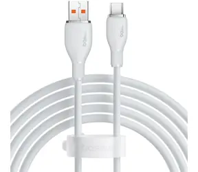 Baseus Pudding USB-A - USB-C biały / Kabel / 100W / 1,2 m