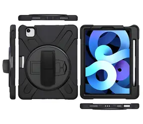 eSTUFF CHICAGO Defender czarny / Etui na tablet / Apple iPad Air 11" (2024-2026) / wytrzymały