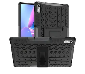 eSTUFF PORTLAND do Lenovo Tab P11 2. generacji, czarny / etui na tablet / TPU/PC / ze stojakiem
