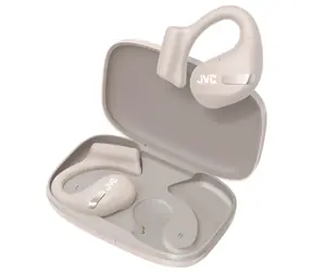 JVC HA-NP50T beżowe / Słuchawki bezprzewodowe z mikrofonem / Bluetooth 5.3 / IPX5 / Szybkie ładowanie