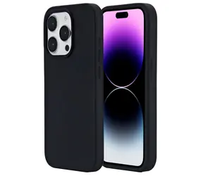 eSTUFF INFINITE RIGA iPhone 15 Pro czarny / Etui / Silikon / 93% materiał z recyklingu (GRS)