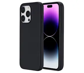 eSTUFF INFINITE VIENNA iPhone 15 Pro czarny / Etui / Recycled TPU (GRS)