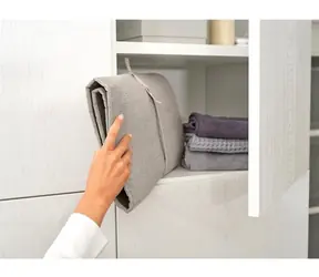Brabantia Prasowanka na drzwi szara / Akcesoria do prasowania i suszenia