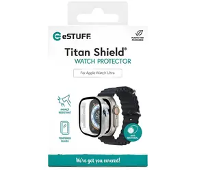 eSTUFF TitanShield do Apple Watch Ultra Clear / Szkło ochronne / 9H / Bezramkowe