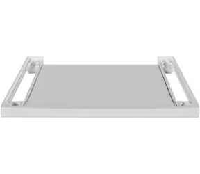 BOSCH WTZ2800 biały / Zestaw przyłączeniowy pralko-suszarki / Z wysuwaną półką / Do pralek i suszarek BOSCH >55 cm
