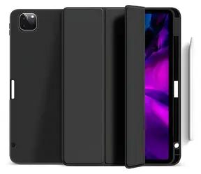 eSTUFF MIAMI do iPada Air 13" (2025/2024) czarne/przezroczyste / Etui / Skóra PU, TPU / Zapięcie magnetyczne