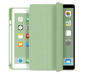 Etui eSTUFF iPad 9.7 2017, 2018 jasnozielone / Etui na tablet / Skóra PU / Folio