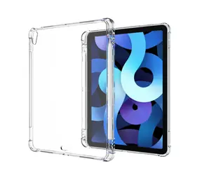 Etui eSTUFF do Apple iPad Air 10,9" (5./4. generacja) przezroczyste / Etui na tablet / TPU / z pętelką na rysik