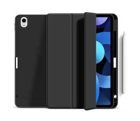 Etui eSTUFF iPad Air 5 (2022)/Air 4 (2020) 10,9" czarne / Etui na tablet / Skóra PU
