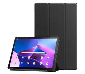 eSTUFF Houston czarny / Etui / Lenovo Tab M10 PLUS 3. generacji / Skóra PU / Zapięcie magnetyczne