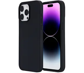 eSTUFF INFINITE RIGA iPhone 15 Pro Max czarny / Etui / Silikon / Materiał z recyklingu GRS
