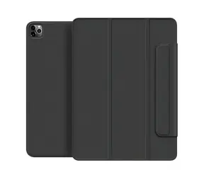 Etui eSTUFF do iPada Pro 11" (2022/2021/2020) czarne / Etui na tablet / Skóra PU / Zapięcie magnetyczne