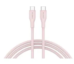 Canyon CC60SC10 różowy / Kabel ładujący / USB-C - USB-C / 60 W PD / 480 Mb/s / 1 m