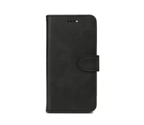 Etui eSTUFF WALES do Apple iPhone 15 czarne / Etui na telefon komórkowy / Klapka z miejscem na kartę