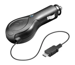 Źródło ładowania Goobay z kablem Micro USB / Ładowarka samochodowa / Micro USB / 0,8 A