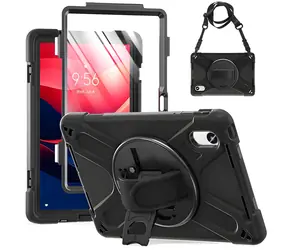 eSTUFF CHICAGO do Lenovo Tab M10 10.1 2025 (TB-311FU/ TB-311XU) czarny / Etui na tablet / Wytrzymałe / Folia ochronna na ekran