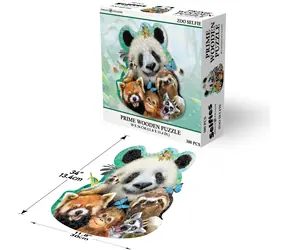 Prime 3D Drewniane Puzzle Afryka / 300 elementów