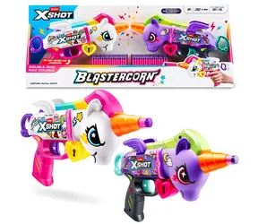 Zuru X-Shot Blastercorn Unicorn / Pistolet dziecięcy / 2 szt., 32 naboje / od 8 lat