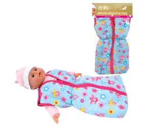 DOLLS WORLD Luksusowy śpiworek dla lalek / do 46 cm / 25 × 52 cm