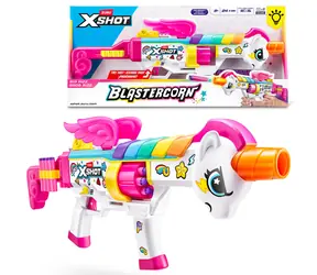 Zuru X-Shot Blastercorn Series 1 Rizz / Pistolet dla dzieci / 24 naboje / od 8 lat