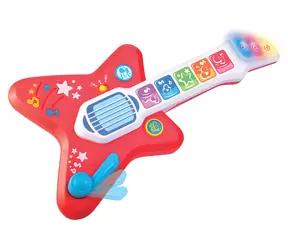 Gitara HAP-P-KID Moja pierwsza magia / Zabawka muzyczna / W opakowaniu 3 baterie AAA / Od 3 lat