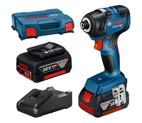 BOSCH GDR 18V-200 Professional / Klucz udarowy akumulatorowy / 18 V / 200 Nm / 2x 4,0 Ah / L-BOXX