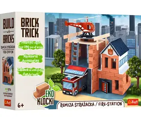 Zestaw konstrukcyjny Trefl BRICK TRICK Straż pożarna XL / ponad 190 elementów / od 6 lat