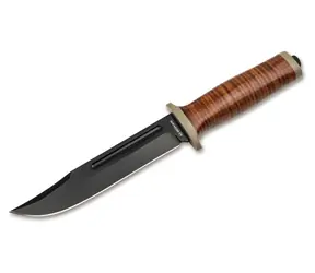 Boker Ranger Field Bowie / Nóż z ostrzem stałym / Stal 7Cr17MoV / Długość ostrza 15 cm / G10 i rękojeść skórzana