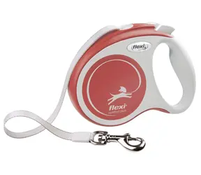 Smycz Flexi Comfort PLUS XS jasnoczerwona / Smycz / pasek 3 m / samozwijająca się / do 12 kg