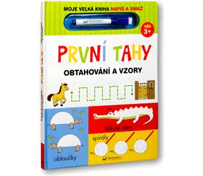 Svojtka & Co. Moja wielka księga Pisz i zmazuj: Pierwsze pociągnięcia / Folio / 18 stron / zmazywalny marker