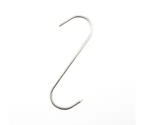 Hak ze stali nierdzewnej RULYT do wędzarni / Hak / Hak typu S / stal nierdzewna /  4 mm / wysokość 150 mm