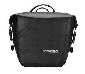 Rockbros AS-003-1BK czarny / Torba rowerowa / Montaż przód i tył / Pasek na ramię / 10-14 l / Wodoodporny