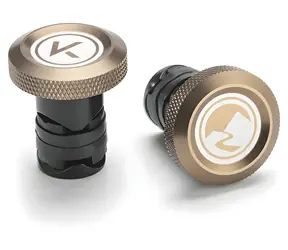 Rockbros VK-KB10 ROAD TO SKY brązowy / Korki kierownicy / Aluminium