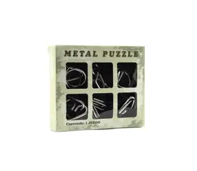 MISIU Puzzle metalowe 6 elementów / W pudełku / 14 x 12 cm / od 3 lat