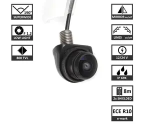 KEETEC BC UNI-WIDE / Kamera parkowania / Analogowa / 190° / IP69K / 12-24V