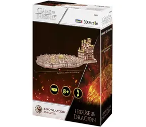 Puzzle 3D Revell Dom Smoka: Królewska Przystań / 262 elementy / 73,2 x 22,6 x 33,3 cm