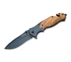 Boker Blomkvist Olive / Scyzoryk / Linerlock / Stal 440A / Drewno oliwne / 20,5 cm