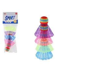 Kosze do badmintona Teddies, kolorowe, 4 szt. / Kosze do badmintona / Plastikowe / od 3 lat